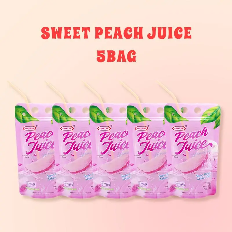 SWEET PEACH JUICE【5 BAG】