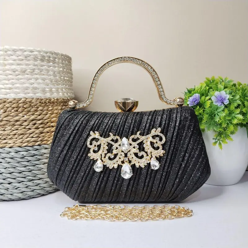 Tas Pesta Wanita Clutch Kondangan Cewek Boba House T80704 - 19cm 5