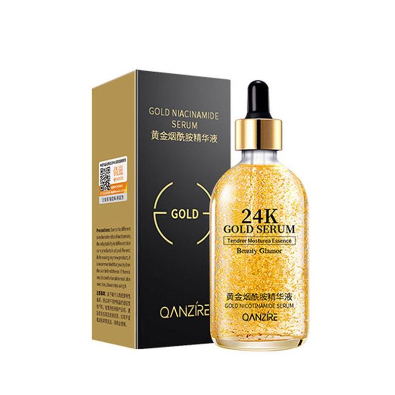 Product Introduction of 30ml Golden Infused Hydrating Serum With Hyaluronic Acid For All Skin Types - Brightening, Firming Formula 24