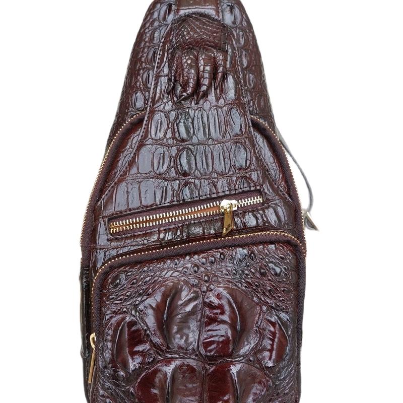 TÚI ĐEO NGỰC DA CÁ SẤU  ,Thiết kế nhỏ gọn ,SẢN PHẨM GỬI KHÔNG Y HÌNH GIỎ HÀNG   Bag  Vai đeo chéo nam