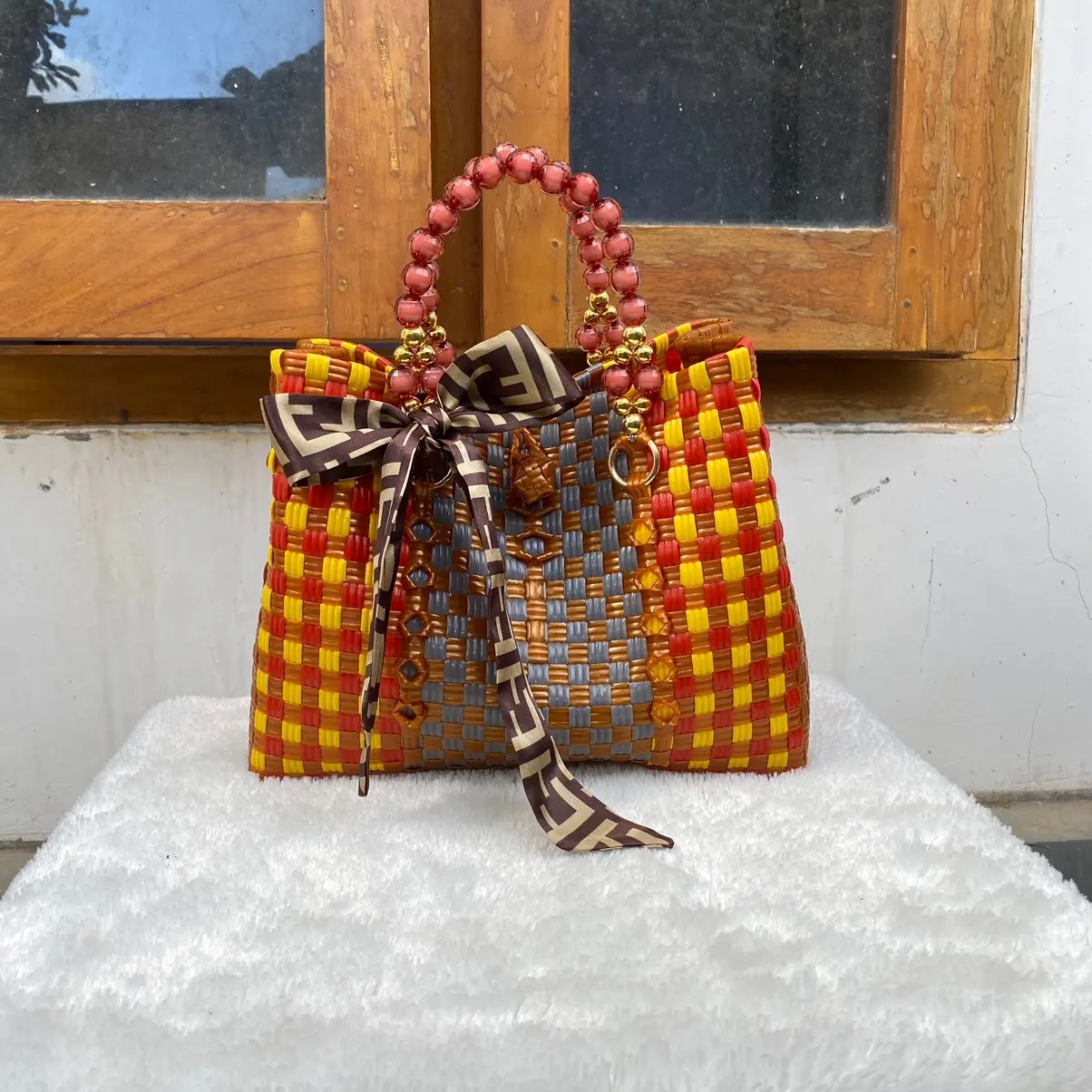 TAS MAMA CETAR Anyaman untuk Wanita - Beli Sekarang! -