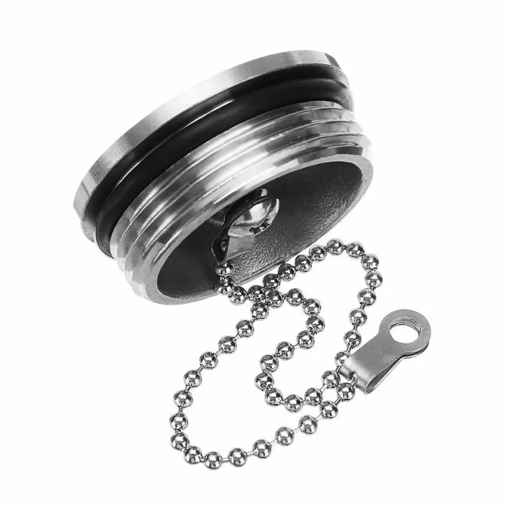 Boat Deck Fill/Filler Water/Waste/Gas/Fuels, 316 StainlessSteel Deck Fill with Keyless Caps, Marine Accessory for Boat