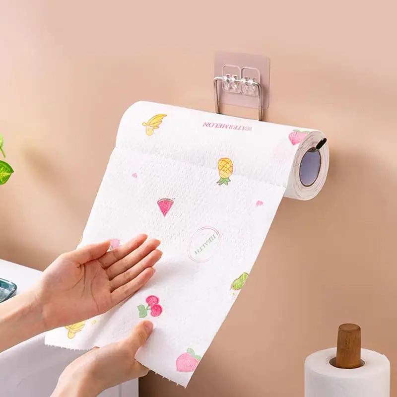 Cuộn 50 tờ giấy vải không dệt đa năng 2