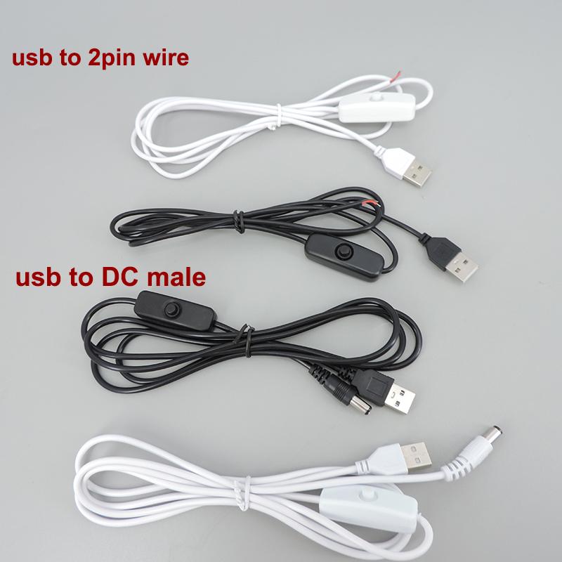 DC 5V USB Male Power Supply Wire with 501 on/off button Switch - TikTok ...