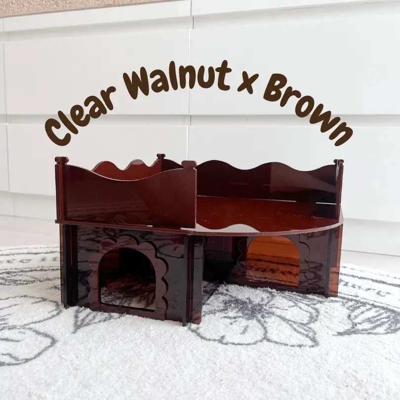 Clear Walnut x Brown