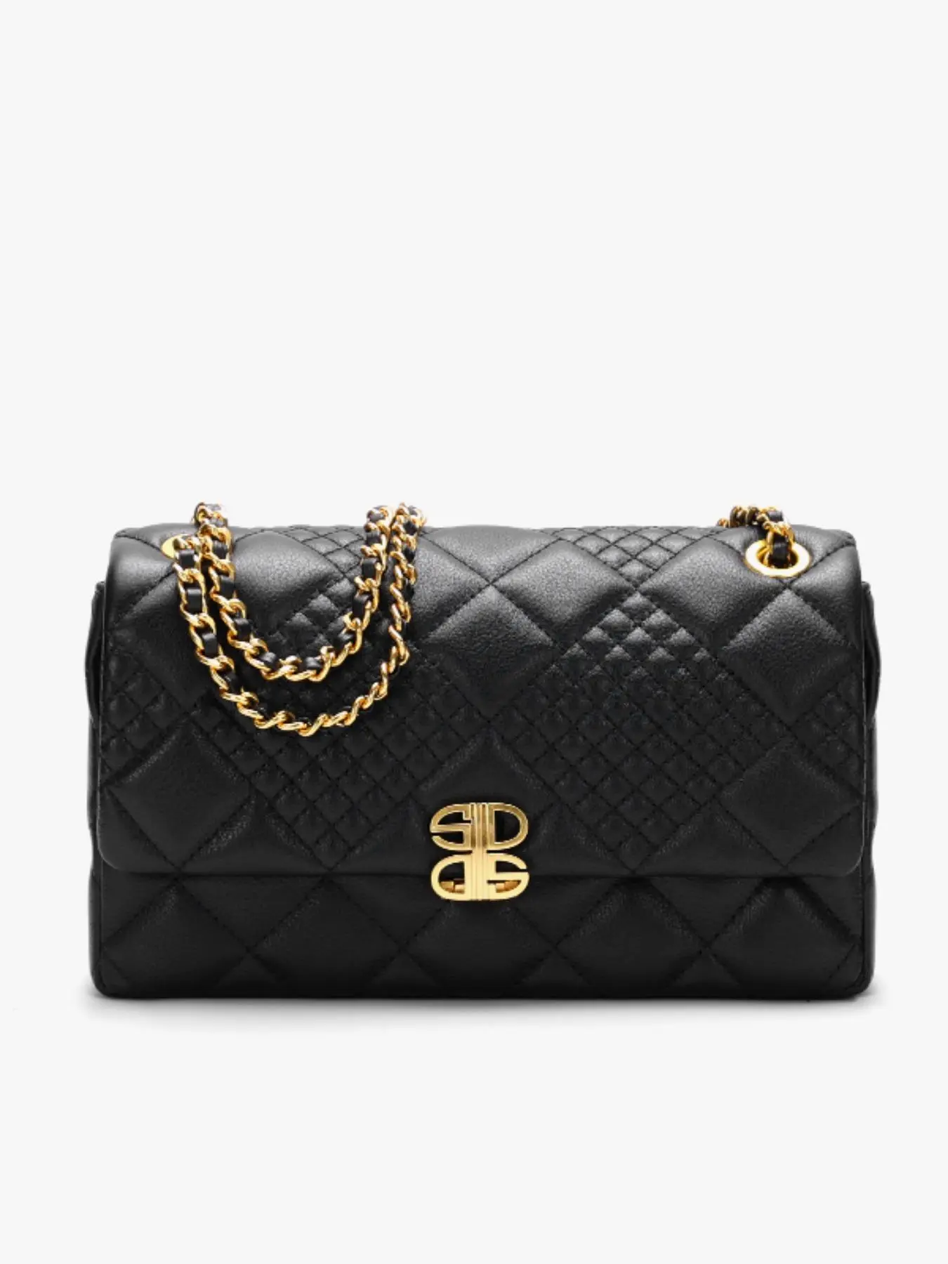 Women's Chain Strap Quilted Shoulder Bag, Fashionable Solid Color Shoulder Bag for Daily Used, Casual Trendy Versatile High-quality Daily Commuting Bag