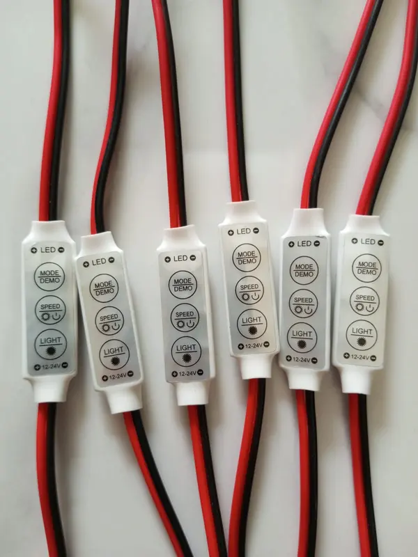 1pcs Led Controller Dimmer Kontrol Modul 12V 24V Kedip Kontrol Blitz STROBO 0