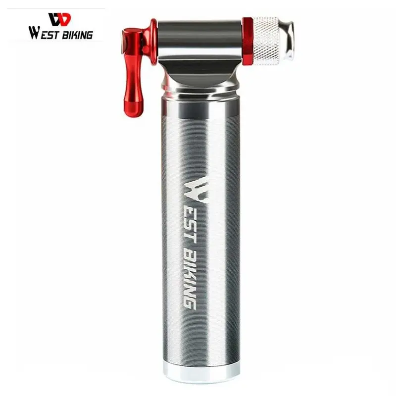 WEST BIKING Pompa Angin Ban Sepeda CO2 Inflator Portable Bike Pump SSP-443 Outdoor Outdoor 5