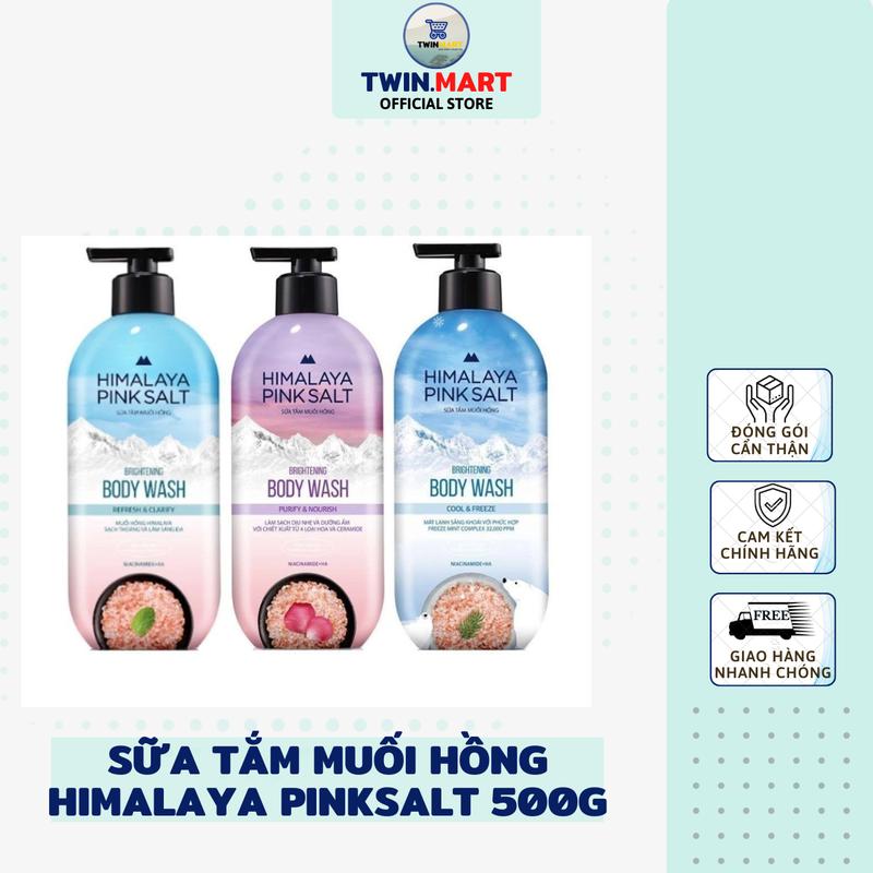 Sữa Tắm Muối Hồng Himalaya Pink Salt 500G - 3 Mùi Hương - Hàn Quốc