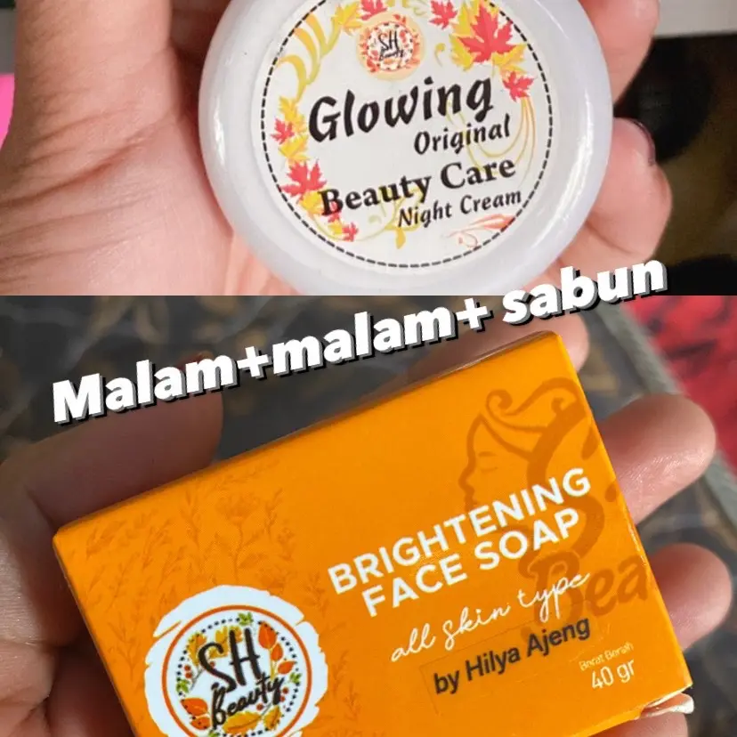 Glowing doble malam malam dan sabun