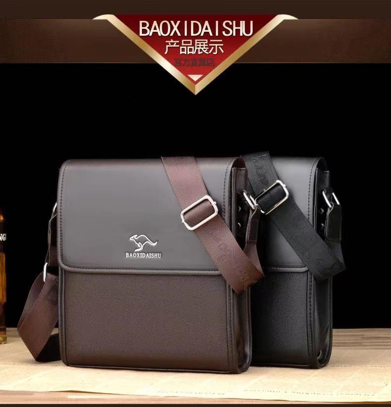 Product Introduction of Tianhongdaishu Man Bag Genuine Leather Shoulder Bag Small Saddle Bag Men's Crossbody Large Capacity Cattle Leather Bag Business Casual Bag New 10