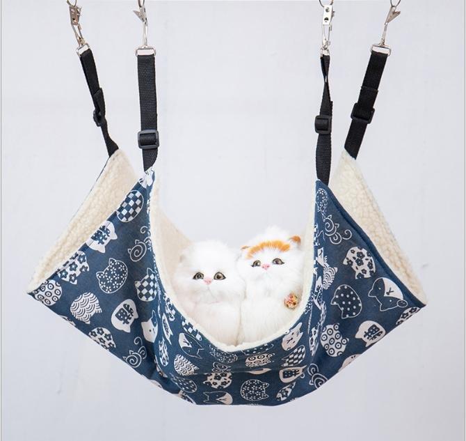 Võng nằm cho mèo có 3 size- shop giao màu ngẫu nhiên võng  cho