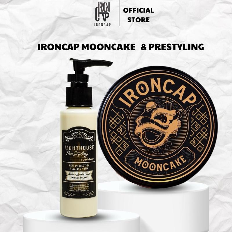  Combo Ironcap Mooncake - Sáp vuốt tóc & Xịt tạo phồng 