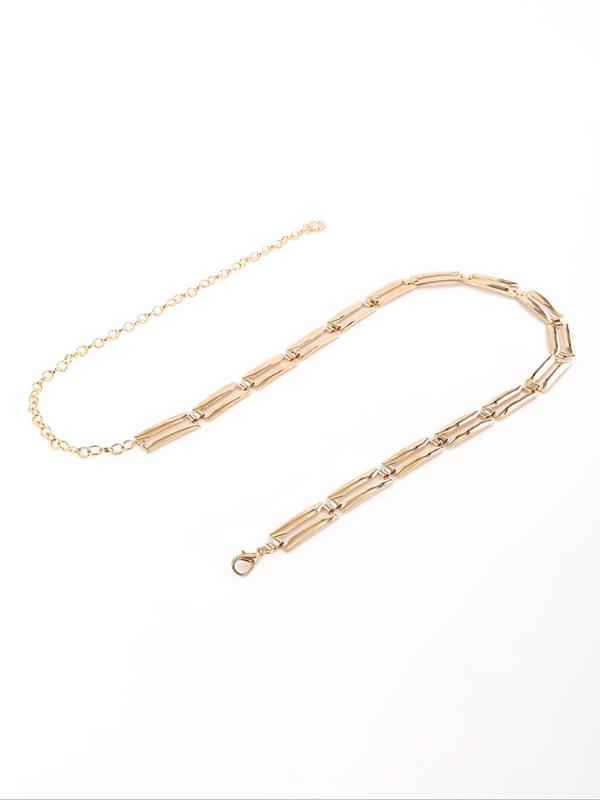 Women's Fashionable Minimalist Chain Belt, Casual Waistband for Jeans, Fashion Belt for Party, Daily Clothing Decor, Trendy All-match & Exquisite Belt for Birthday Gift 7