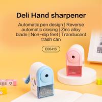 Gambar [SPECIAL 8.8] Deli Pencil Sharpener / Rautan Pensil Auto-feed Motif Kartun Simple dan Lucu E0641S (Warna dikirim Random) dari Deli.Indonesia Kab. Tangerang 4 Tokopedia