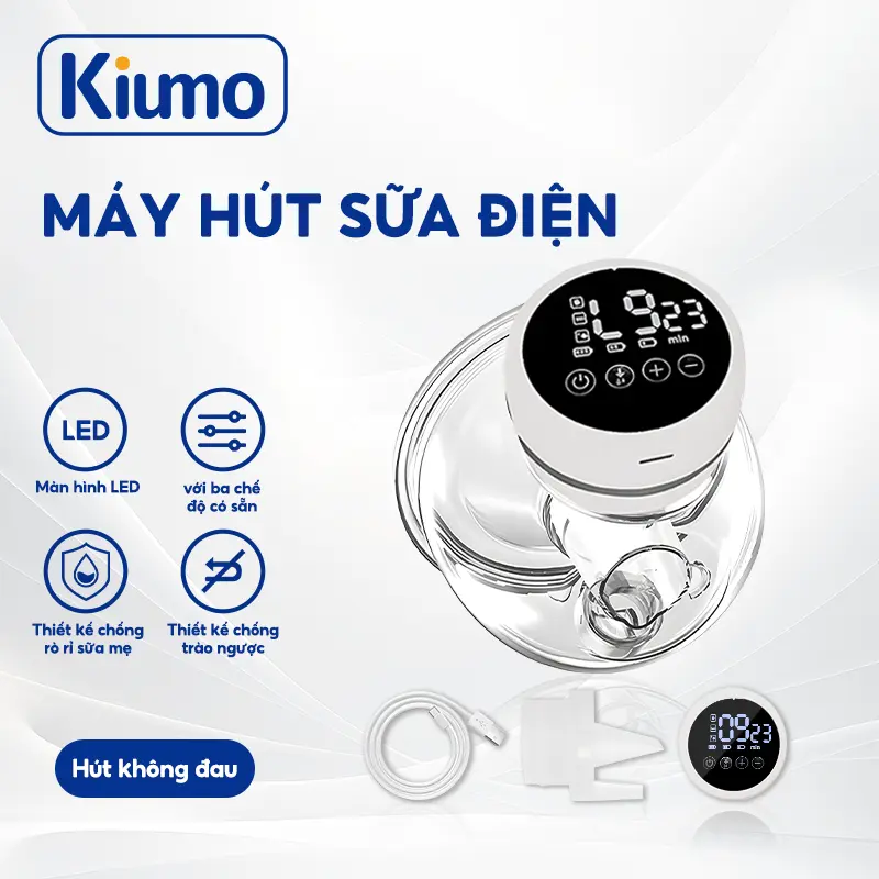 [Mua 1 tặng 30] Nâng cấp Máy vắt sữa điện có, hút 9 cấp, không chứa BPA, an toàn và không mùi