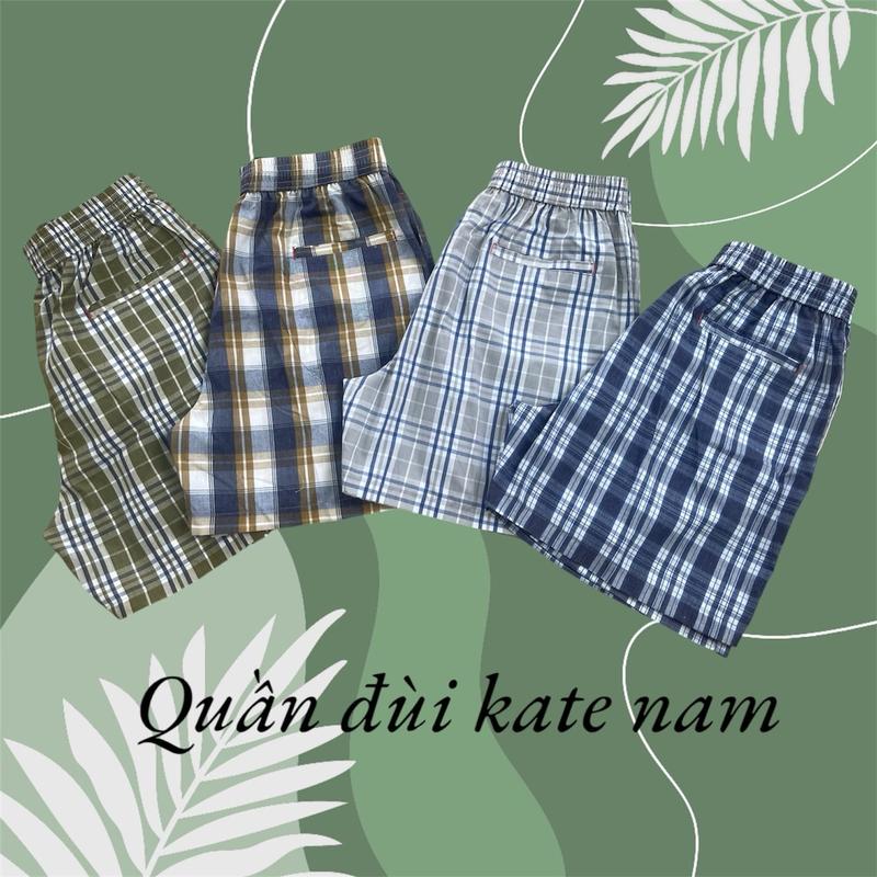 Quần đùi kate nam trung niên