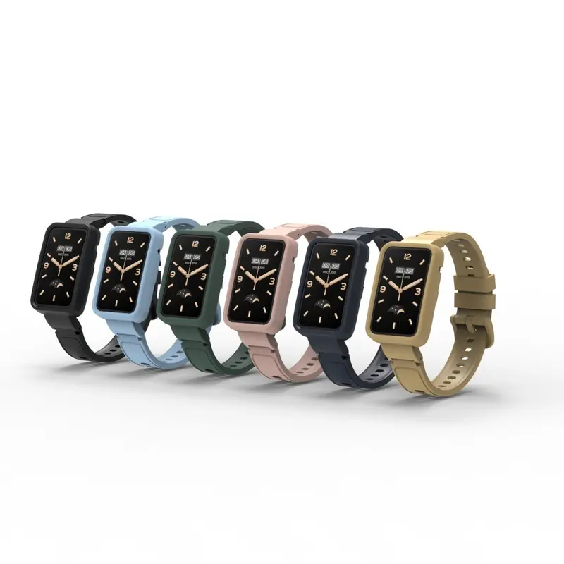 2 in 1 Case+Strap for Redmi Band 2 Tali Xiaomi Band 8 Acitve Silicone Strap silikon 4
