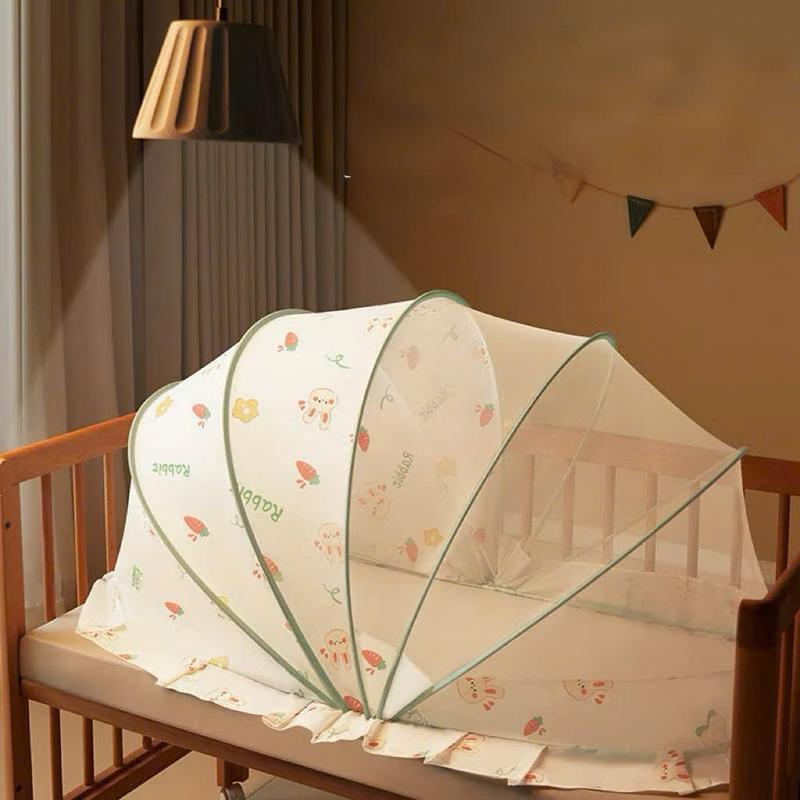 Màn chụp cho bé sơ sinh cao cấp - Mùng chụp gấp gọn cho bé chống muỗi và côn trùng - hàng VNXK - bảo hành 12 tháng