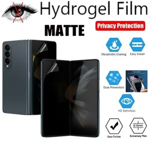Anti gores Spy Matte Hydrogel Film Privacy Screen Protector untuk Samsung Galaxy Z Fold 2 Z Fold 3 Z Fold 4 Z Fold 5 Z Fold 6