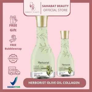 [READY] HERBORIST Olive Oil / Minyak zaitun + Collagen 150ml vitamin mengencangkan