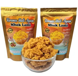 Kremes Ayam Mbok Lami - HATI AYAM - Halal / MPASI / No MSG / Food Snacks Crispy Keripik Kripik