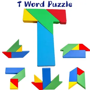Geetoy 100 Puzzles In 1 T Puzzle Asah Otak Pengembangan Kemampuan Geometris Puzzle Mainan Edukasi Untuk Anak-anak