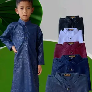 gamis anak emboss jubah sultan anak  Baju Muslim