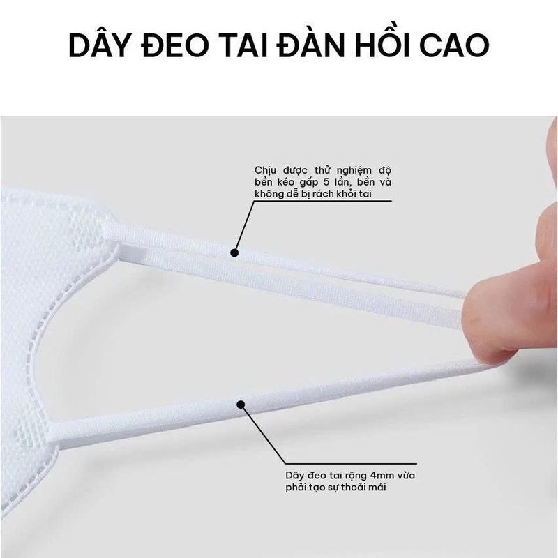Thùng [ 700 chiếc ] Khẩu Trang 5D đại hồng phát - thương hiệu uy tín - khẩu trang 3 lớp kháng khuẩn, kháng bụi , chống nắng , chống tia uv 3