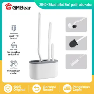 GM Bear Sikat WC (3 in 1) 2040 - Toilet Brush 3in1 Gagang