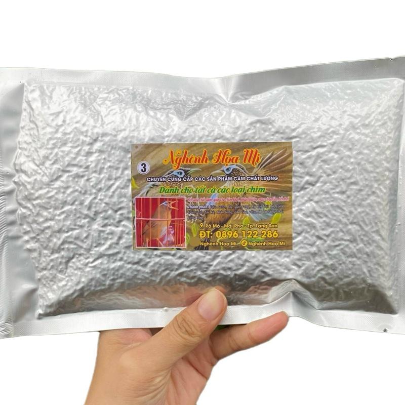 Cám Chim 350 Nghênh Hoạ Mi ( Bổ Sung Nguồn Đạm Giúp Chim Mau Căng Lửa ) bộ cam tang luc cho cả chào mào lên lửa