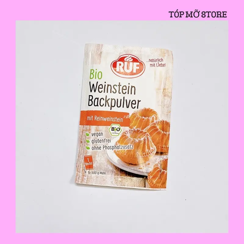 Bột gelatin/Bột nở/Bột pudding/Bột men nở hữu cơ 1
