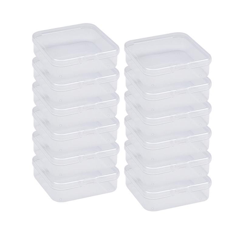 Small Transparent Storage Box (12pcs), Mini Storage Box for Small Items, Easy to Carry Small Parts, and Accessories 4