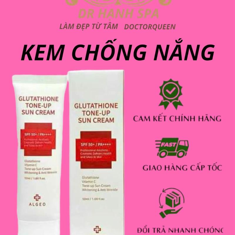 Kem chống nắng Algeo Glutathione Tone-up Sun Cream - 50ml