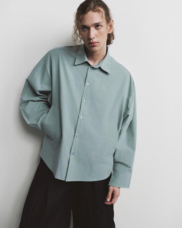 ÁO SƠ MI TAY DÀI ỐNG CONG "CURVY SHIRT" 2