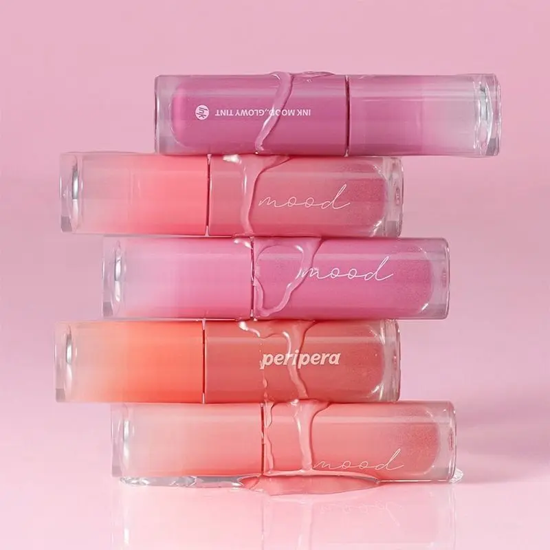 peripera rock sugar lip glaze 01 water-glossy mirror lipstick 05 non-stick cup translucent and moisturizing 09 lip gloss