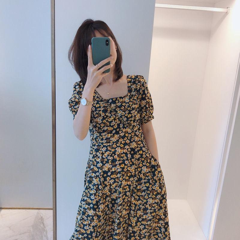 Product Introduction of Fashion Casual Floral Women's Dress 2024 Summer New Temperament Waist-Controlled Loose plus Size Figure Flattering Women's Clothing Skirt Womenswear Elegance 18