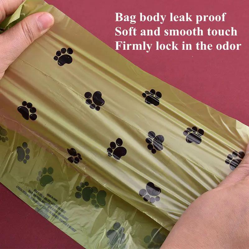 1/42 Roll Pet Biodegradable Trash Bag Dog Poop Bags Bulk Scented Poop Bag Degradable Cat Waste Bags Dog Poop Dispenser 3
