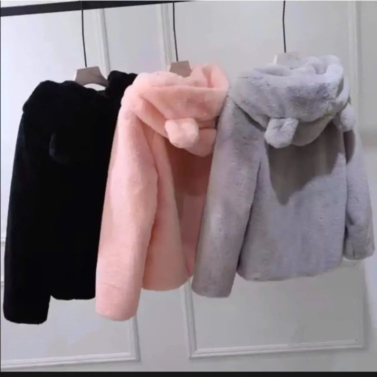 ( ĐỦ MÀU) ÁO LÔNG CỪU HÀN QUỐC TAI THỎ SIÊU DÁNG YÊU ẤM ĐẸP ULZZANG