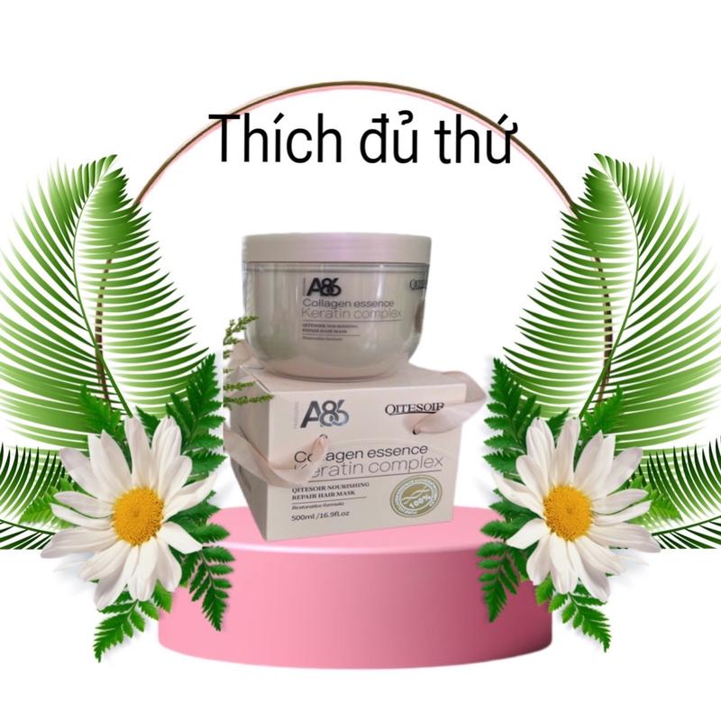 Hu Hấp tóc A86 Keratin Colagen 2trong1 500ml - Dưỡng tóc tại nhà - Nữ Chăm Sóc Tóc Women