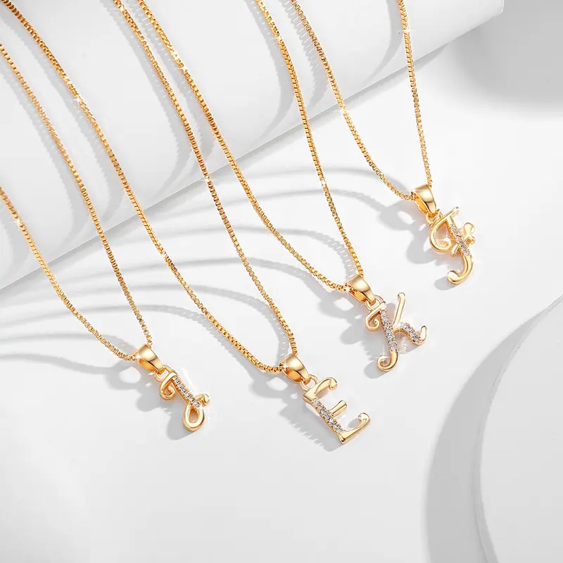 Y877 Kalung Wanita Huruf Fashion Kalung 0riginal jewellery 1