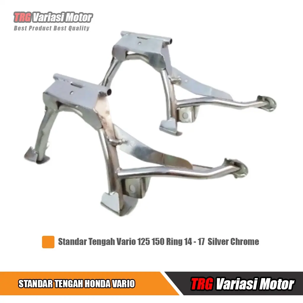 Standar Tengah Vario 125 150 Ring 14 Varian Warna Silver Chrome Motorcycle