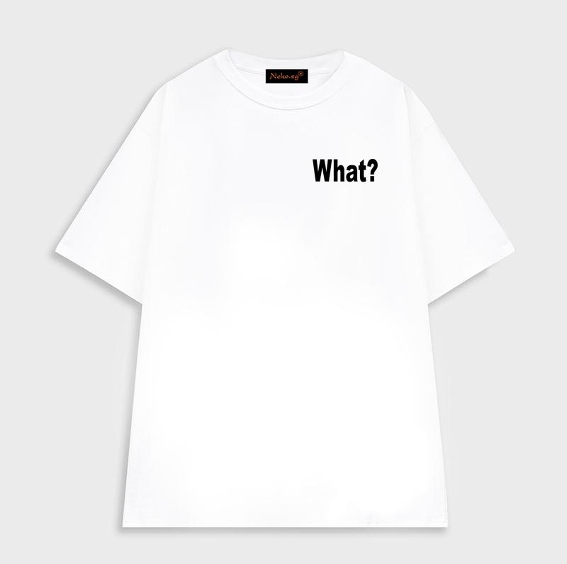 Áo thun nam nữ cổ tròn tay lỡ form rộng Neko.sg HT91 - Cotton 35%, 60% Polyester, 5% Spandex - Top, Women Menswear 5