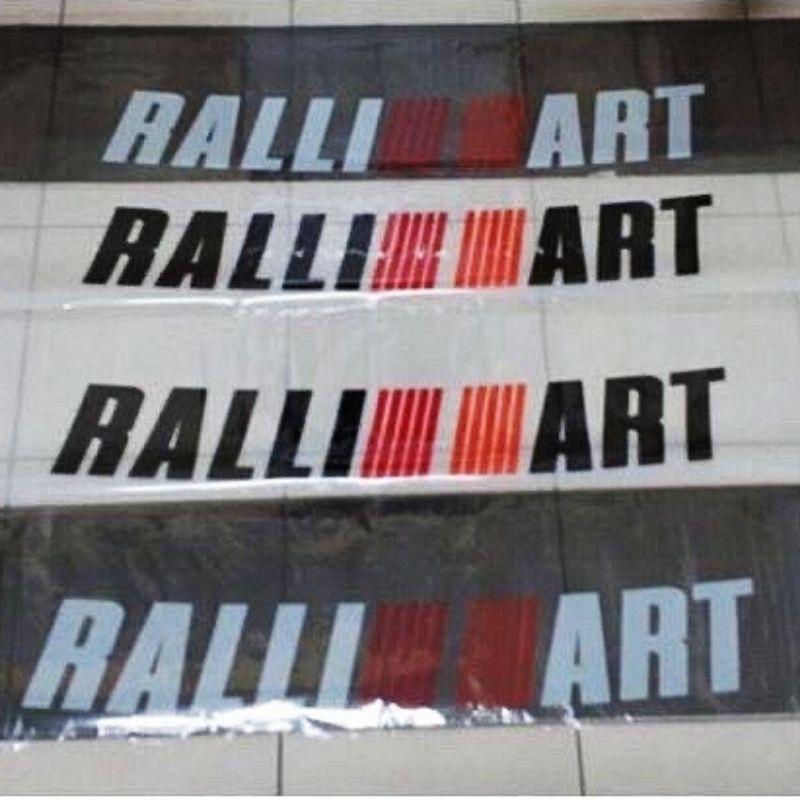 Product Introduction of Front/rear front or Belakang 10 inch car sticker sun block interior window windscreen black white indoor Ralliart 11