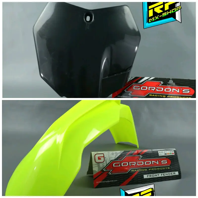 PAKET SPAKBOR DEPAN DAN PAPAN NOMOR  KLX 150 GORDON 7