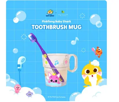 DOWN TO EARTH PINKFONG CUP FOR TOOTHBRUSHING Gelas