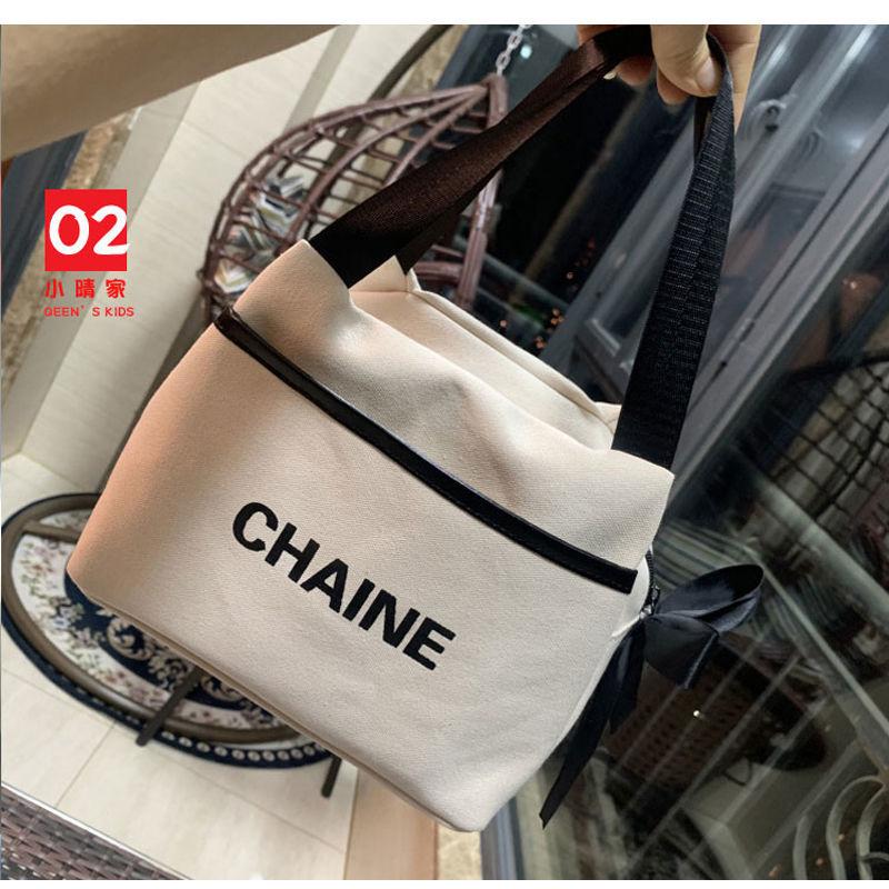 Product Introduction of [Smiggle lunch bag]Simple Solid Color Lunch Box Bag Lunch Bag Work Hand Cloth Suitcase Handbag Classic Style Cosmetics Storage Bag Small Lunch Bag 4