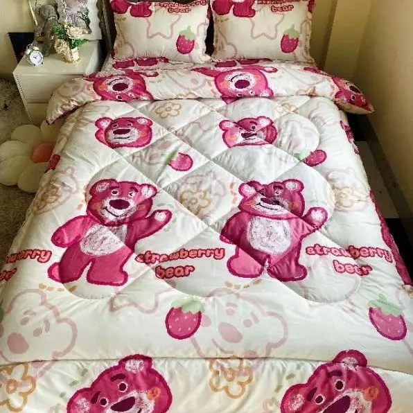Set 5 món Chăn Phao Cotton Poly, Mền Trần Bông 3 Lớp, Nhiều Mẫu Mã, Ấm Áp 7