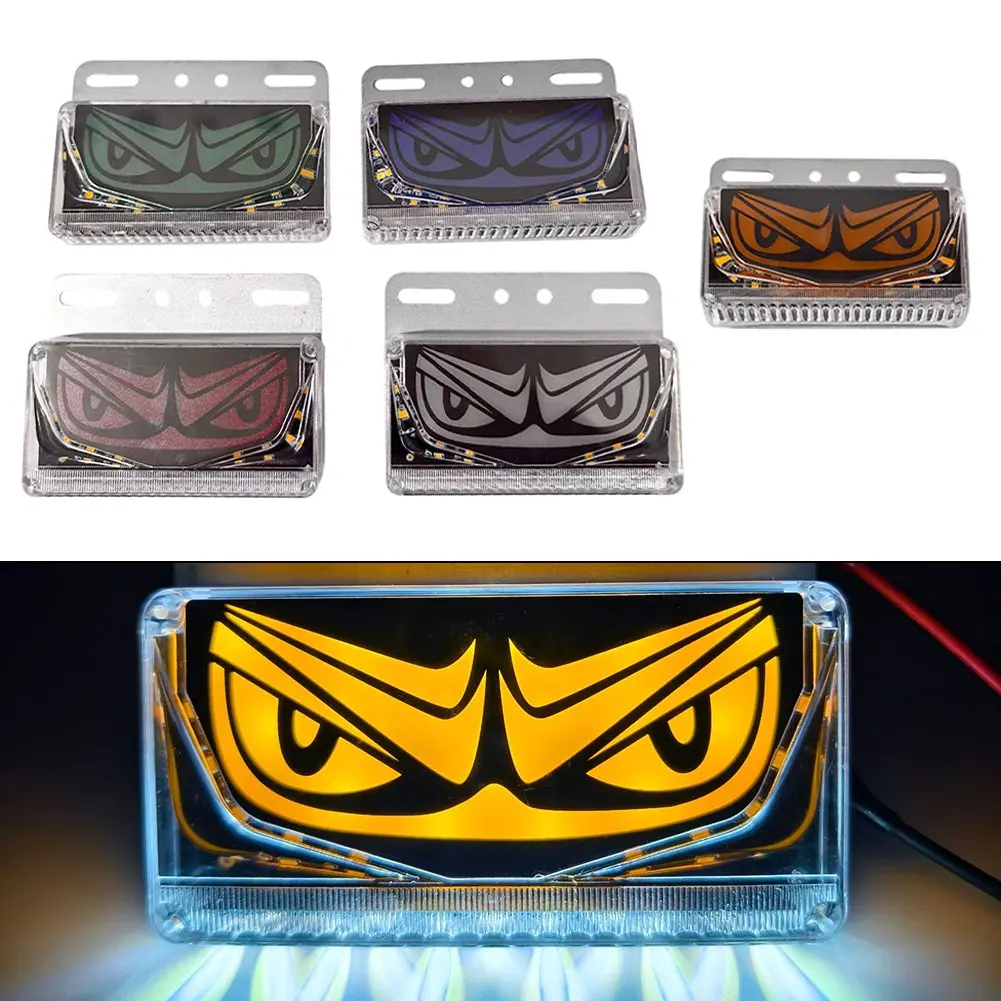Super Bright 24V Waterproof LED Truck Eye Side Marker Lights accessories