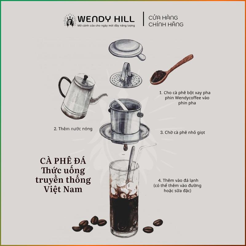 [LST] 500gr Cafe VỪA VẶN - ROBUSTA MEDIUM (Đắng Vừa) 100% ROBUSTA Rang Vừa, Cà Phê Mộc, Rang Xay Nguyên Chất Coffee | Wendyhill 8